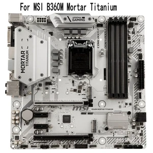 Placa madre para placa base B360M edición MORTAR TITANIUM M.2 DDR4 64 GB #ea - Imagen 1 de 3
