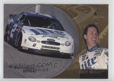 1998 SP Authentic Behind the Wheel Gold Rusty Wallace #BW8 HOF - Image 1 of 2