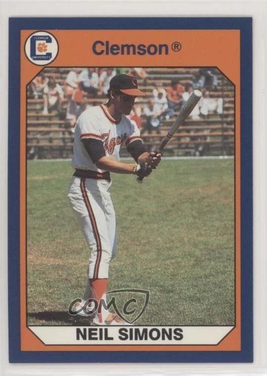 1990 Collegiate Collection Clemson Tigers Neil Simons #66 - Image 1 of 2