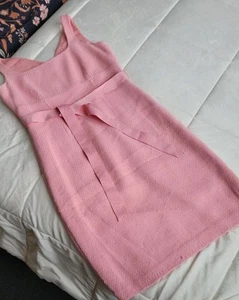 INC International Concepts perfect Pink spring easter Tweed sheath Dress 8 - Picture 1 of 8