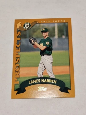 2002 Topps #687 James Harden Oakland Athletics - Image 1 of 2