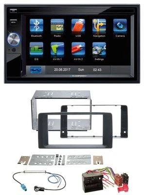 Blaupunkt SD Bluetooth 2DIN MP3 USB AUX Autoradio für MAN TGA TGL TGM TGS TGX ab - Bild 1 von 4