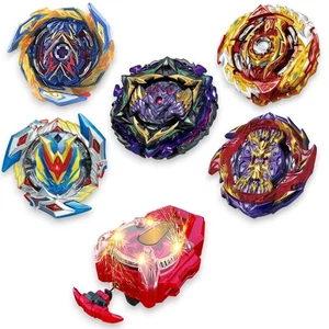 High-Speed Battle Tops - 6 Right Spin Burst mit Launcher Kit Metal Fusion X UK - Bild 1 von 13