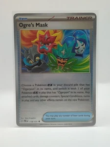 Ogre's Mask (Poke Ball Pattern) 118/131 Sv: Prismatic Evolutions Holo - Picture 1 of 2
