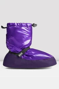 BLOCH Adult Metallic Warm Up Booties Boots Vibrant Purple IM009BM - Picture 1 of 3