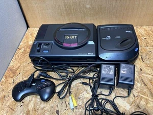Mega CD2 Mega Drive Set SEGA Working Rare HAA-2912 - Picture 1 of 10