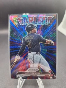 2022 Panini Prizm Jose Ramirez Fearless Blue Mojo Prizm SP Parallel #d /199 - Picture 1 of 2