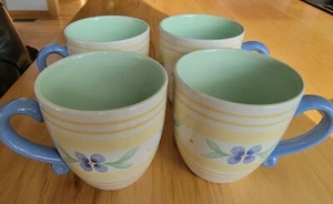 Set of 4 Pfaltzgraff Summer Breeze 16 oz Coffee Mugs - Picture 1 of 6
