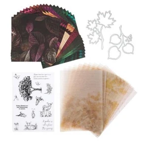 Stamps By Me Secret Forest 47 Piece Kit -w/ Stamps Dies Paper Vellum 839593 - Picture 1 of 7