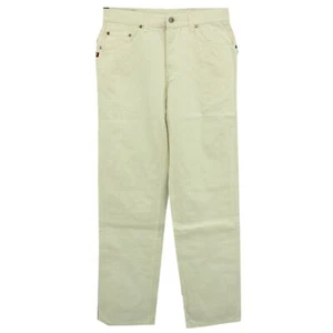 #8234 JOOP JEANS men's jeans pants straight without stretch white 34/34 - Picture 1 of 2