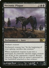 Necrotic Plague SP M11 MTG Magic The Gathering Black English Card