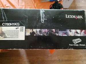 New ! Genuine Lexmark C780 C780N C782 C782E X782 High Yield Black C780H1KG - Picture 1 of 2