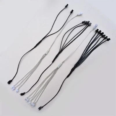 Standard Splitters For EL Wire - 40cm-black or white - Connectors For Neon Wire - Image 1 of 2
