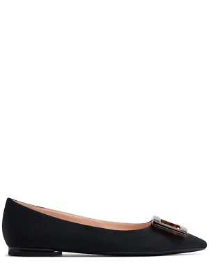 ROGER VIVIER Gommettine Black Viscose Ballerinas New And Authentic - Image 1 of 3