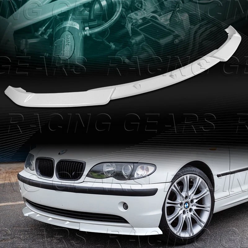 PARAGOLPES DELANTERO PINTADO BLANCO ALERÓN DIVISOR LABIO AJUSTE 02-05 BMW 325i 330i E46 4 puertas Foto 1 de 4