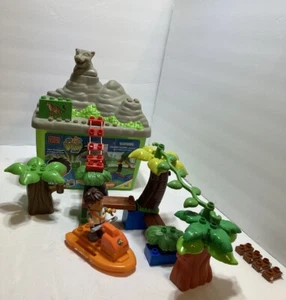 Mega Bloks Go Diego Go Jaguar Mountain #3012 Incomplete Xtra Pieces W/container - Picture 1 of 3