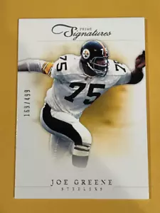 2012 Panini Prime Signatures Joe Greene Base #138 /499 - Picture 1 of 2