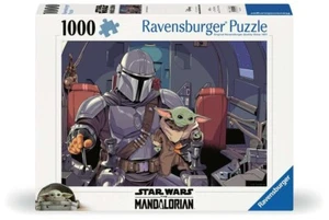 Stars Wars Mandalorian Challenge 1000 Piece Jigsaw Puzzle Ravensburger New - Picture 1 of 3