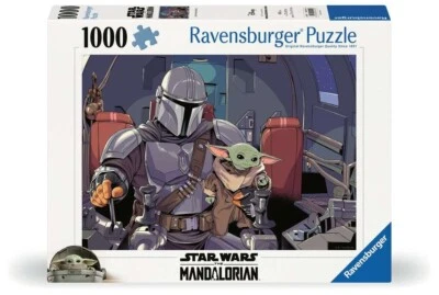 Stars Wars Mandalorian Challenge 1000 Piece Jigsaw Puzzle Ravensburger New - Image 1 of 3