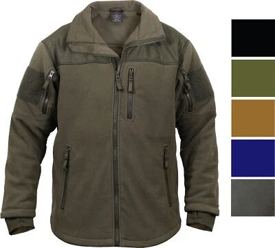 Spec OPS Tactical Fleece Jacket Military Army Uniform Thick Full Zip Sweatshirt - Image 1 of 4