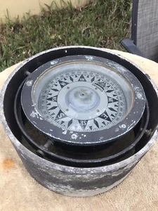 Vintage Mid 1900’s Daiko Japan Nautical Ship Compass With Lower Binnacle   - Picture 1 of 9