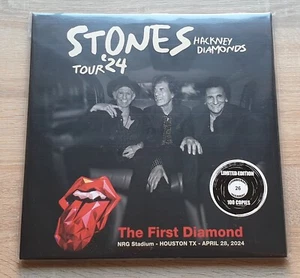 THE ROLLING STONES - HACKNEY DIAMONDS TOUR '24 LTD/NUMBERED(26/100) 3LP CLEAR - Picture 1 of 4