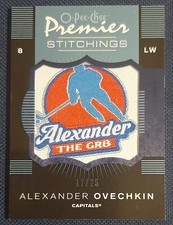 2007-08 OPC Premier  Premier Stitchings PS-AO Alexander OVECHKIN 17/25 THE GR8 !