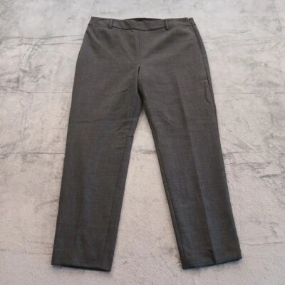 Talbots Chatham Dress Pants Womens Size 14 Gray Plaid Lined 34x28 High Rise - Image 1 of 4