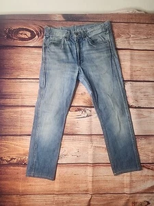Jeans Levi's Orange Tab Big E 606 31x30 Real Vintage 2a Mano - Foto 1 di 13