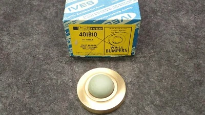 IVES 401B10 Wall Bumper 1" Diam, Bronze with Satin Finish (G12) - Image 1 of 3