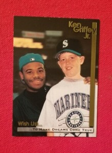 1995 Megacards Ken Griffey Jr. Wish List #3 Making Dreams Come True FREE SHIP
