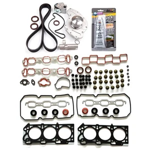 Fits 2006 Dodge Charger 3.5 Head Gasket Set Timing Belt Kit Tensioner Water Pump - Picture 1 of 5