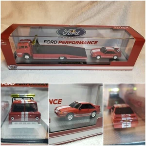 M2 Machines Ford Performance 1988 Mustang GT & 1970 C-600 Truck Fox Body 5.0 Set - Picture 1 of 9