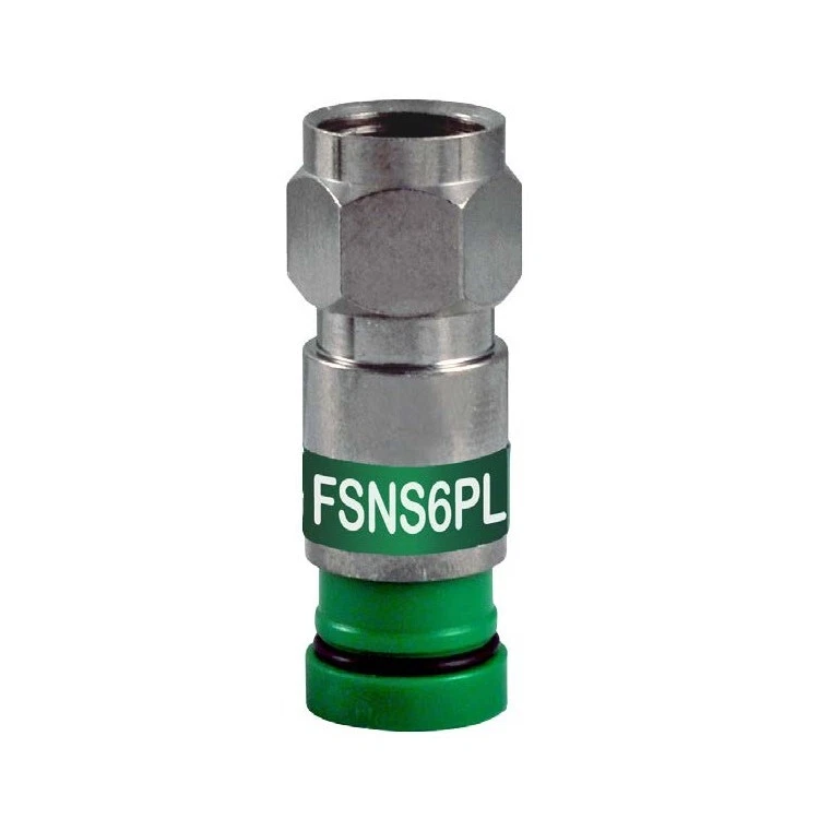 Belden FSNS6PL-25 RG-6 Plenum "F" Coax Compression Connector 25 per Pack - Image 1 of 1
