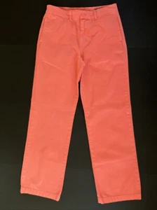 Vineyard Vines Youth Boy's Salmon Pink Chino Khaki Pants Flat Front Size 18 - Picture 1 of 6