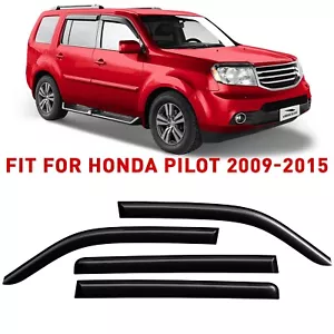 Rain Guards Vent Visors Shade for 2009-2015 Honda Pilot - Picture 1 of 8