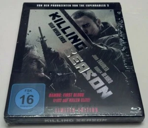 Killing Season Embossed STEELBOOK (Blu-ray Germany Import) SUPER RARE OOP - Picture 1 of 10