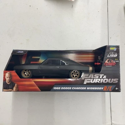 Fast & Furious 1:16 Dom's 1968 Dodge Charger Widebody RC Radio Control NEW S11 - Image 1 of 4