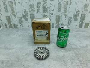 8 NEW Weiler 3" Standard Twist Knot Wire Wheel, .014" Stainless Steel, 08264 - Picture 1 of 3
