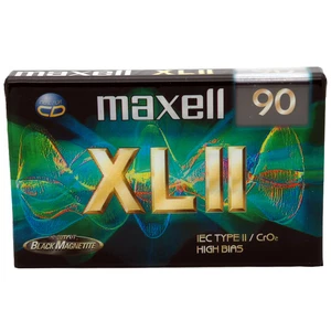 MAXELL XL II 90 TYPE 2 II CHROME BLANK AUDIO CASSETTE TAPE (1998 ) NEW SEALED - Picture 1 of 8