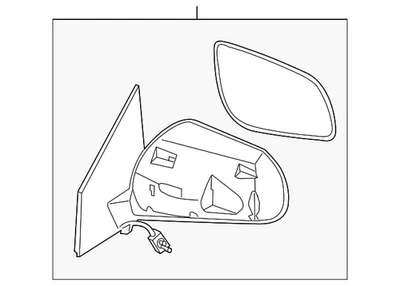 OEM NEW Right Passenger Rear View Power Heated Mirror 14-15 Rogue 96301JM200 - Imagem 1 de 2