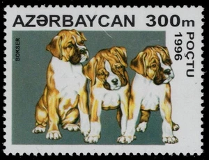 AZERBAIJAN 588 - Domestic Dogs "Boxer" (pc36487) - Picture 1 of 1