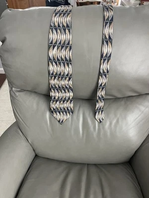 Corbata de seda italiana Venanzi vintage para hombre Foto 1 de 4