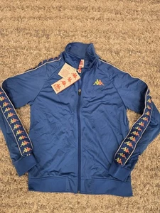 Kappa 222 Blue Carambie Mens Jacket Size M - Picture 1 of 5