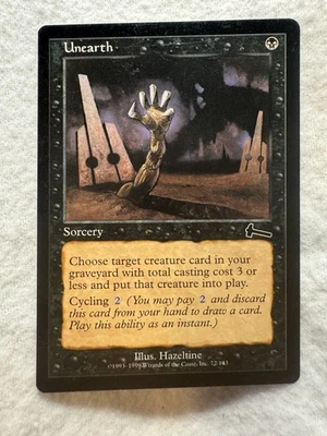 MTG - Unearth - Urza's Legacy - NM - Free Shipping! - Image 1 of 2