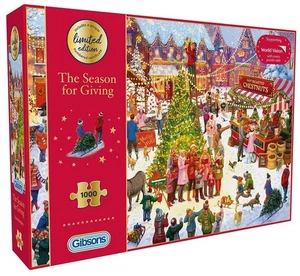 Gibsons The Season for Giving 1000 piece 2025 limited edition jigsaw puzzle - Picture 1 of 2