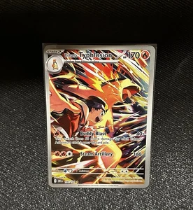 Ethan's Typhlosion 190/182 Sv10: Destined Rivals Holo - Imagen 1 de 2