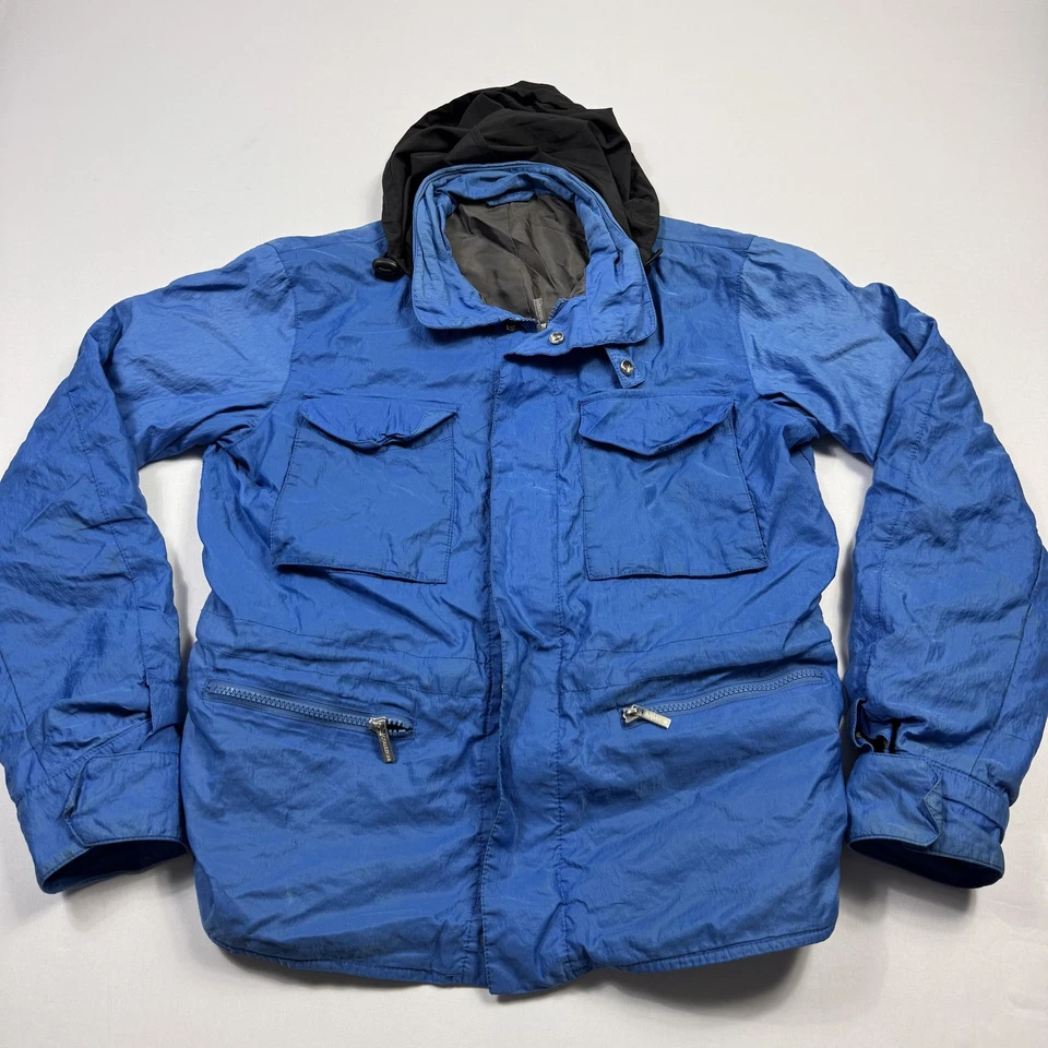 Armani Collezioni Jacket Womens Large Hooded Full Zip Up Button Giubbino - Image 1 of 4