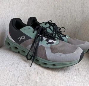 On Cloudrunner Laufschuhe Herren Größe 12 Grau Legierung Moos Sneaker - Bild 1 von 10