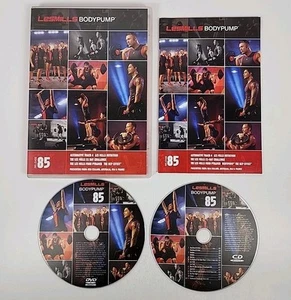 Les Mills Body Pump 85 (DVD + CD, 2013, 2-Disc Set) Instructor Training Kit - Foto 1 di 14